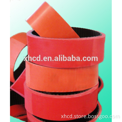Red rubber coating timing belt